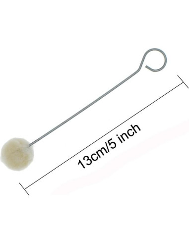 50 Piezas Cepillos de Bola de Lana YOKIND para Teñir y Manualidades