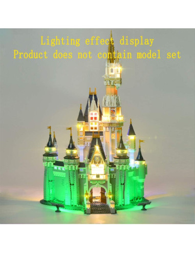 Kit de Luz LED GEAMENT para Lego 71040 Castillo Disney