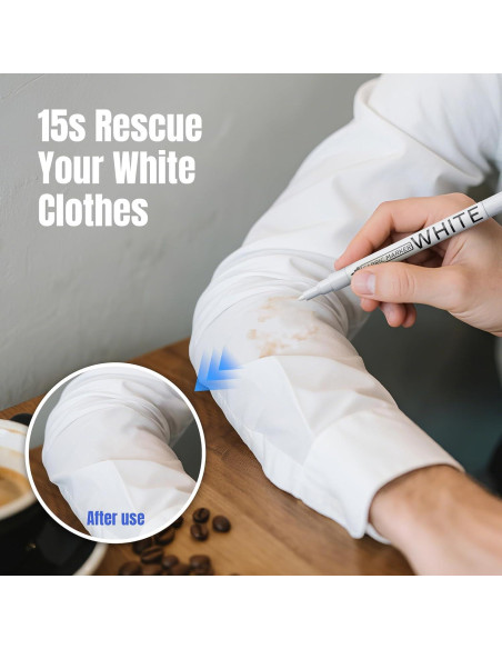 Marcador de Tela Blanco Gain-Art 0.7mm - Paquete de 2