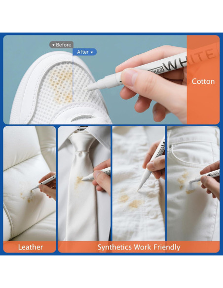 Marcador de Tela Blanco Gain-Art 0.7mm - Paquete de 2