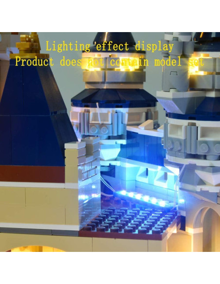 Kit de Luz LED GEAMENT para Lego 71040 Castillo Disney