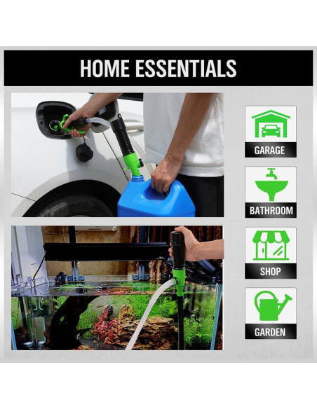 Bomba de Transferencia de Líquido a Batería SWANLAKE 9.1 L/min