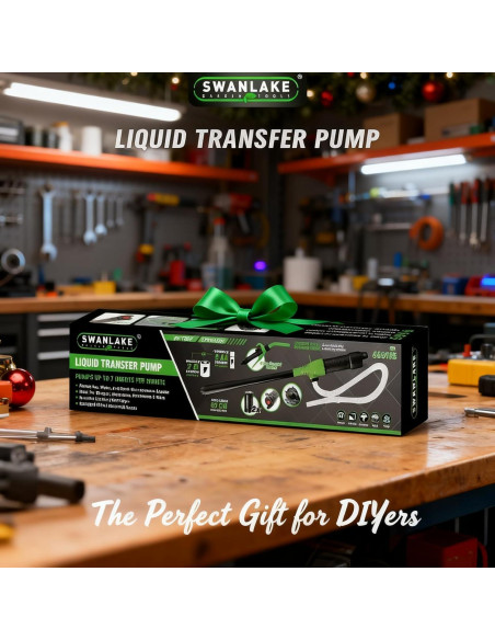 Bomba de Transferencia de Líquido a Batería SWANLAKE 9.1 L/min