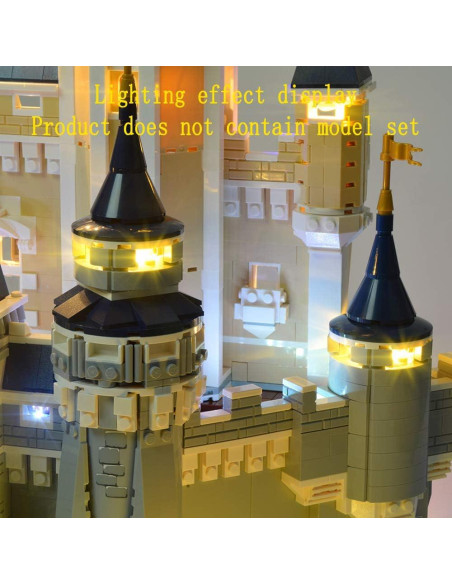 Kit de Luz LED GEAMENT para Lego 71040 Castillo Disney
