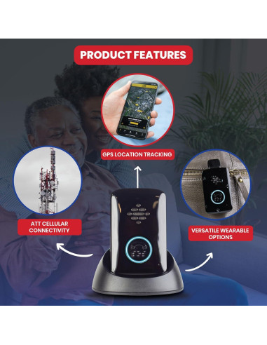 Dispositivo de Alerta Médica Home&Wellness - Sin Detección de Caídas - Batería de Larga Duración