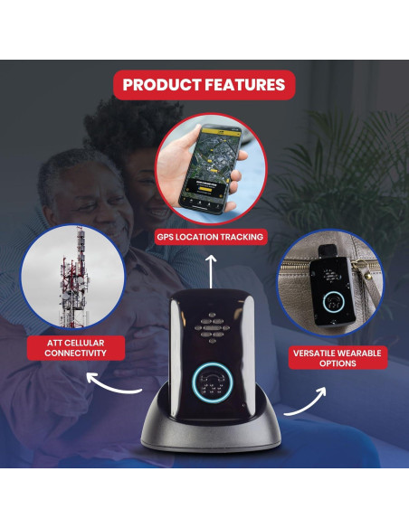 Dispositivo de Alerta Médica Home&Wellness - Sin Detección de Caídas - Batería de Larga Duración