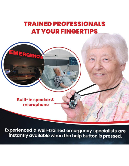 Dispositivo de Alerta Médica Home&Wellness - Sin Detección de Caídas - Batería de Larga Duración