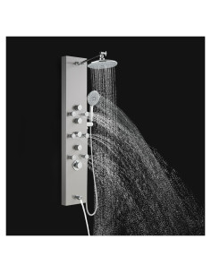 Panel de Ducha ROVOGO Acero Inoxidable 304 4 Funciones