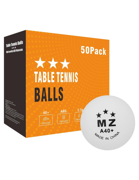 Pelotas de Ping Pong Meizhouer 50 Unidades Coloridas