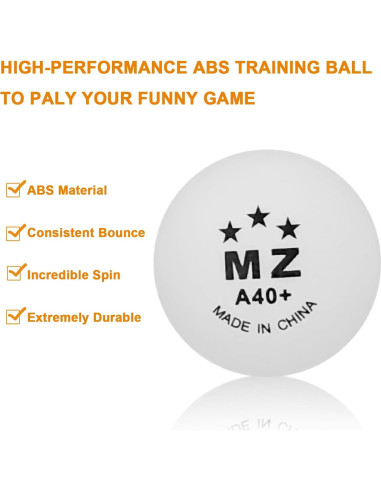 Pelotas de Ping Pong Meizhouer 50 Unidades Coloridas