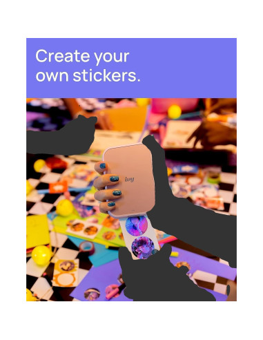 Impresora de Fotos Mini Canon IVY 2 - ZINK Adhesiva 110 Hojas