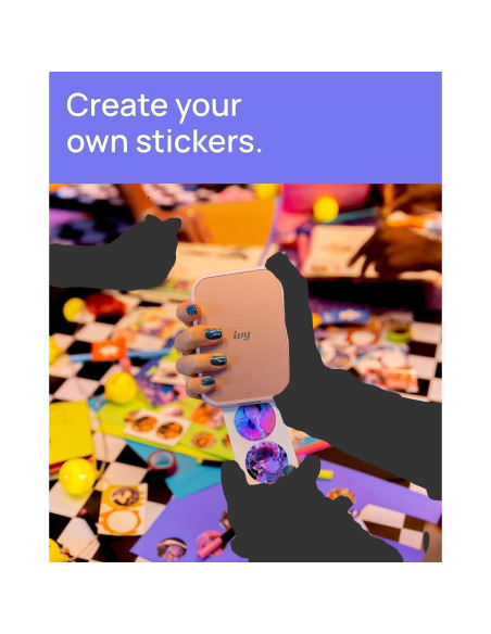 Impresora de Fotos Mini Canon IVY 2 - ZINK Adhesiva 110 Hojas