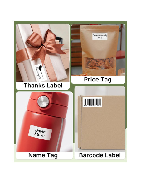 Etiquetas Térmicas iEager 50x25mm Blancas 1000/Rollo