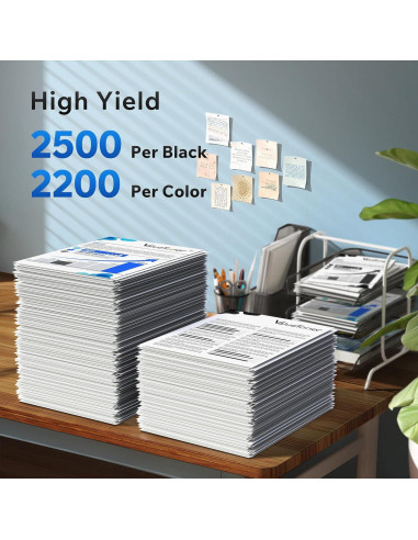 Cartuchos de Tóner Compatible Valuetoner TN221 TN225 - 5 Piezas