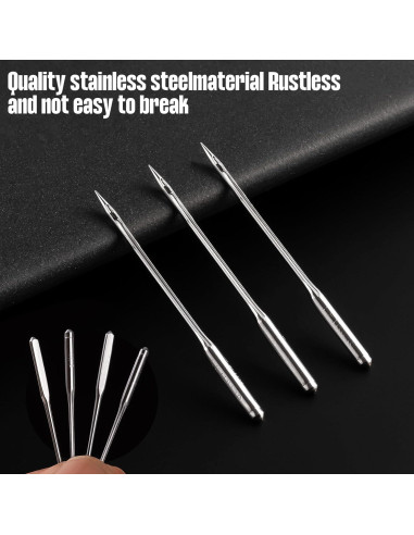 60 Agujas Universales HLARTNET 90/14 y 100/16 para Coser