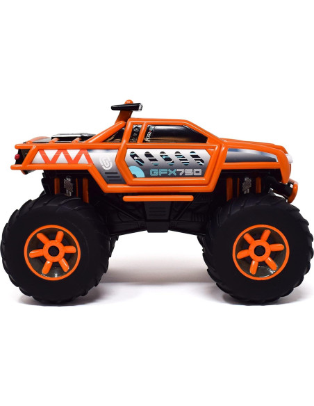 Camión Monster Naranja Motorizado con Luces y Sonidos 23cm