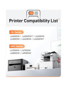 Cartucho de Tóner Zstint TN-880 Compatible Paquete de 2 2