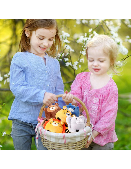 Skylety 9 Mini Animales de Peluche 8 cm para Regalos