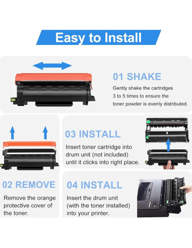 Cartucho de Tóner TN850 Alto Rendimiento HenceBuy - Paquete de 2