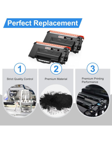 Cartucho de Tóner TN850 Alto Rendimiento HenceBuy - Paquete de 2