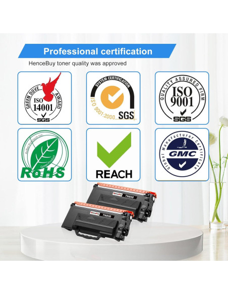 Cartucho de Tóner TN850 Alto Rendimiento HenceBuy - Paquete de 2