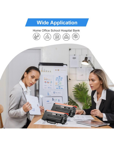 Cartucho de Tóner TN850 Alto Rendimiento HenceBuy - Paquete de 2