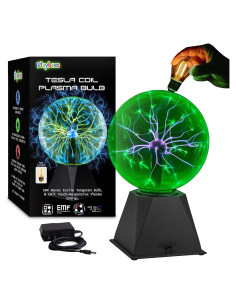 Bola de Plasma Colorida Playbees 17,78 cm Verde Interactiva
