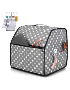 Funda para Serger LUXJA con Bolsillos - Compatible con Singer y Brother