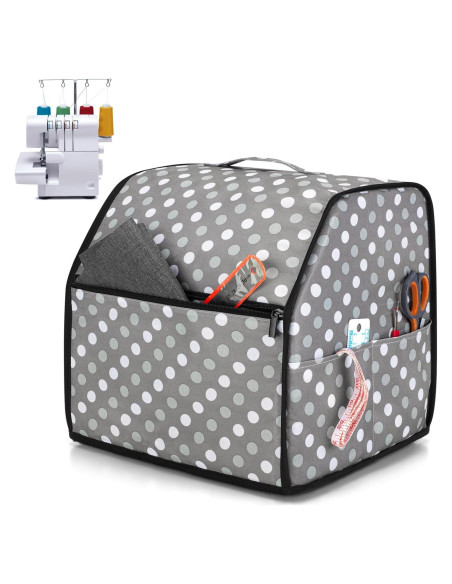 Funda para Serger LUXJA con Bolsillos - Compatible con Singer y Brother