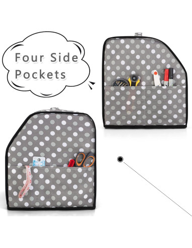 Funda para Serger LUXJA con Bolsillos - Compatible con Singer y Brother