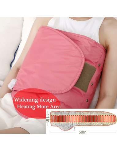 Cinturón de Sauna Calentador V ddhoger con Masaje Vibratorio