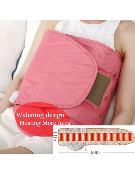 Cinturón de Sauna Calentador V ddhoger con Masaje Vibratorio