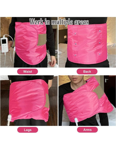 Cinturón de Sauna Calentador V ddhoger con Masaje Vibratorio