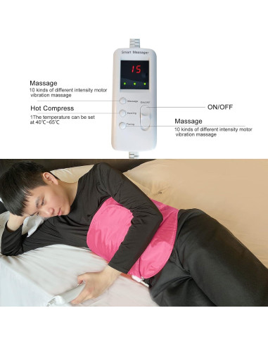 Cinturón de Sauna Calentador V ddhoger con Masaje Vibratorio