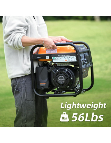 Generador Inversor Oxseryn 4000W Gas Portátil Bajo Ruido