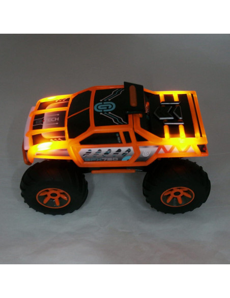 Camión Monster Naranja Motorizado con Luces y Sonidos 23cm