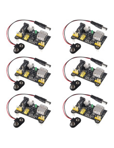 Módulo de Suministro de Energía AITIAO MB102 3.3V/5V con Clips