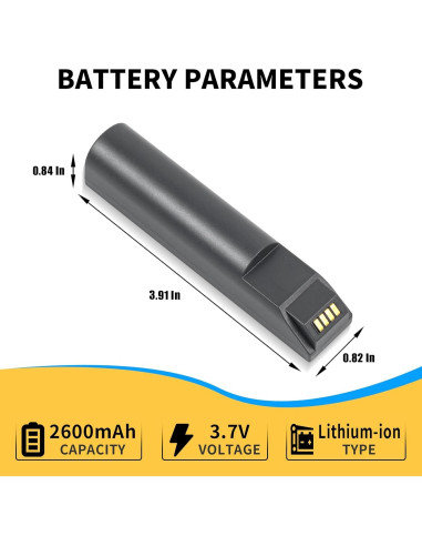 Batería de Reemplazo Honeywell BAT-SCN05 2600mAh Li-ion