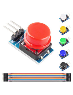 Módulo de Tecla Grande 12x12mm DAOKAI 6 Piezas 3.3V 5V