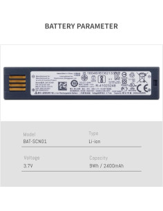 Batería de Reemplazo Honeywell BAT-SCN01 2400mAh Li-ion 2