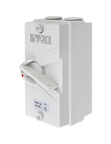 Interruptor de Desconexión de Motor Antrader 63A 220V IP66