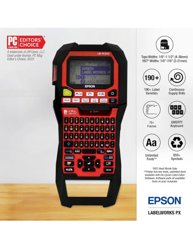 Impresora de Etiquetas Portátil Epson LABELWORKS LW-PX900PCD