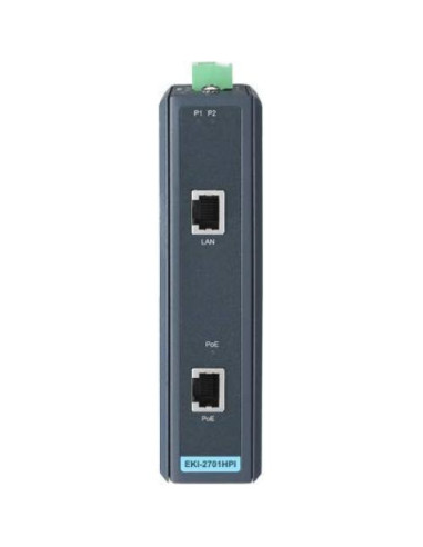 Inyector PoE Gigabit Industrial Advantech EKI-2701HPI 30W