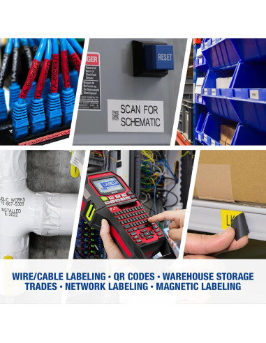 Impresora de Etiquetas Portátil Epson LABELWORKS LW-PX900PCD