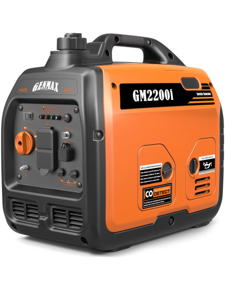 Generador Inversor GENMAX GM2200i 2200W Gasolina Ecológico