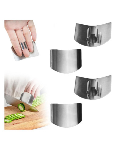 Protector de Dedos de Acero Inoxidable Genérico 4 Piezas