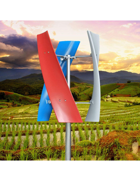 Generador de Turbina Eólica Aohuada 400W 12V/24V 3 Aspas