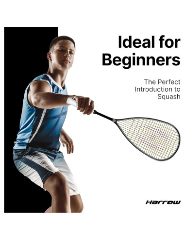 Raqueta de Squash Harrow Storm 145 para Principiantes - 145g