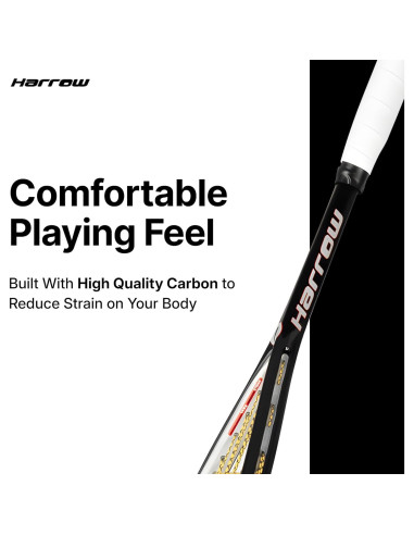 Raqueta de Squash Harrow Storm 145 para Principiantes - 145g
