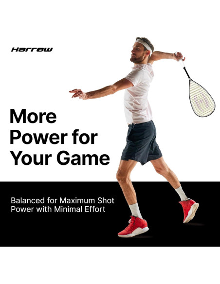 Raqueta de Squash Harrow Storm 145 para Principiantes - 145g